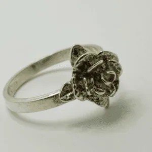 Silver Rose Ring